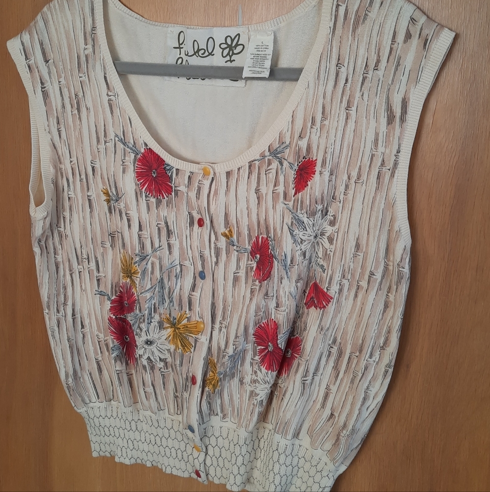 Spring Time Button Down Vest